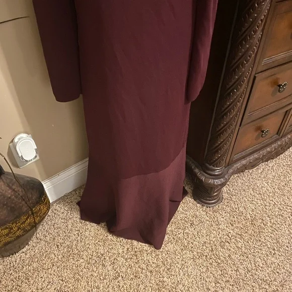 Antonio Melani Sweater Flutter Dress with Cowl Neck. - Picture 3 of 3